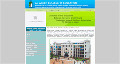 Desktop Screenshot of alameenedu-bed.org